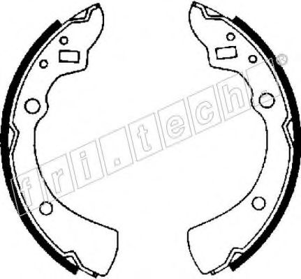 fri.tech. 1049.115 Тормозные колодоки для MAZDA GLC II (Мазда Глc 2) fri.tech. 1049.115 Тормозные колодоки для MAZDA GLC II (Мазда Глc 2)