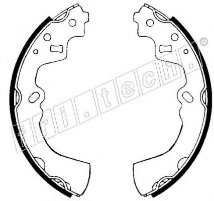 fri.tech. 1049.121 Тормозные колодоки 