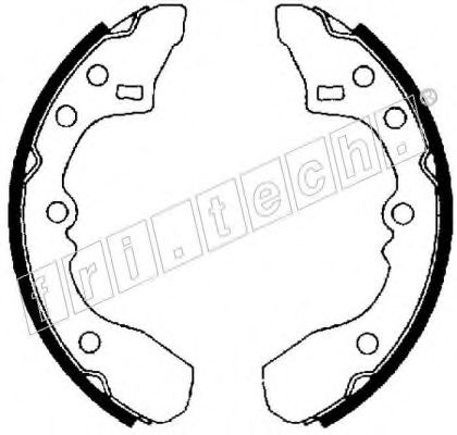 fri.tech. 1049.128 Тормозные колодоки для MAZDA 323 III (Мазда 323 3) fri.tech. 1049.128 Тормозные колодоки для MAZDA 323 III (Мазда 323 3)