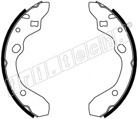fri.tech. 1049.144 Тормозные колодоки для MAZDA 323 F V (Мазда 323 ф5) fri.tech. 1049.144 Тормозные колодоки для MAZDA 323 F V (Мазда 323 ф5)