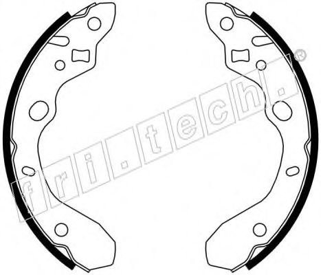 fri.tech. 1049.148 Тормозные колодоки 
