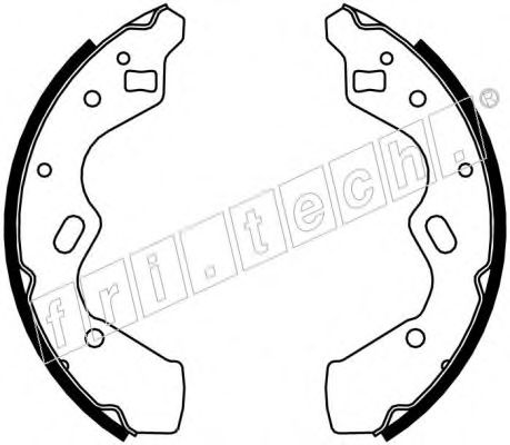 fri.tech. 1049.153 Тормозные колодоки для MAZDA (Мазда) fri.tech. 1049.153 Тормозные колодоки для MAZDA (Мазда)