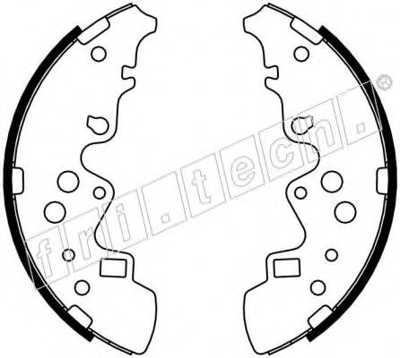 fri.tech. 1049.158 Тормозные колодоки 