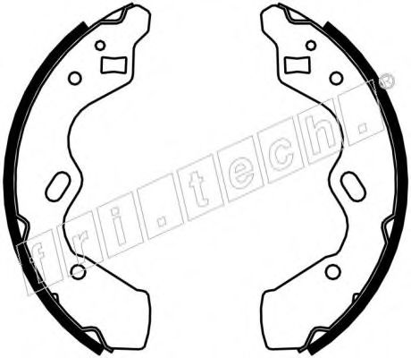 fri.tech. 1049.159 Тормозные колодоки 