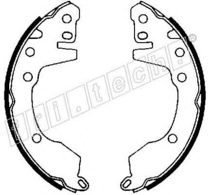 fri.tech. 1064.163 Тормозные колодоки для MITSUBISHI SPACE WAGON (Митсубиши/митсубиси Спэйс вагон) fri.tech. 1064.163 Тормозные колодоки для MITSUBISHI SPACE WAGON (Митсубиши/митсубиси Спэйс вагон)