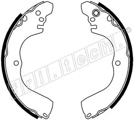 fri.tech. 1064.172 Тормозные колодоки для MITSUBISHI OUTLANDER II (Митсубиши/митсубиси Аутлендер 2) fri.tech. 1064.172 Тормозные колодоки для MITSUBISHI OUTLANDER II (Митсубиши/митсубиси Аутлендер 2)