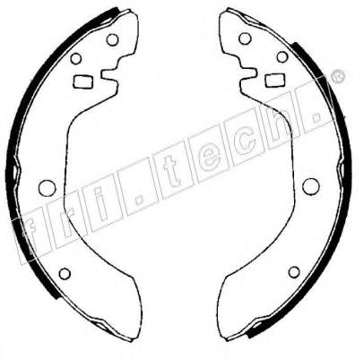 fri.tech. 1067.145 Тормозные колодоки для NISSAN (Ниссан) fri.tech. 1067.145 Тормозные колодоки для NISSAN (Ниссан)