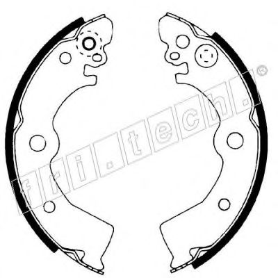 fri.tech. 1067.182 Тормозные колодоки для NISSAN 100 NX (Ниссан 100 нx) fri.tech. 1067.182 Тормозные колодоки для NISSAN 100 NX (Ниссан 100 нx)