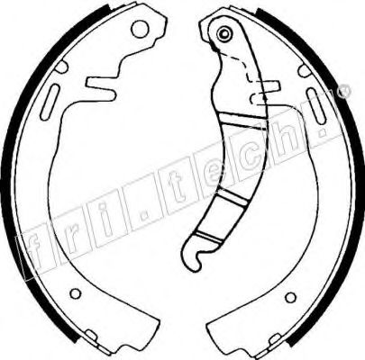 fri.tech. 1073.149 Тормозные колодоки для OPEL GT (Опель Гт) fri.tech. 1073.149 Тормозные колодоки для OPEL GT (Опель Гт)