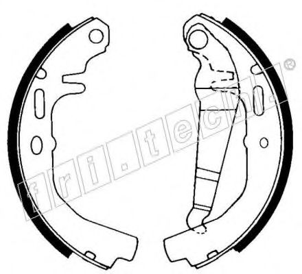 fri.tech. 1073.158 Тормозные колодоки для OPEL MANTA B CC (Опель Манта б cc) fri.tech. 1073.158 Тормозные колодоки для OPEL MANTA B CC (Опель Манта б cc)