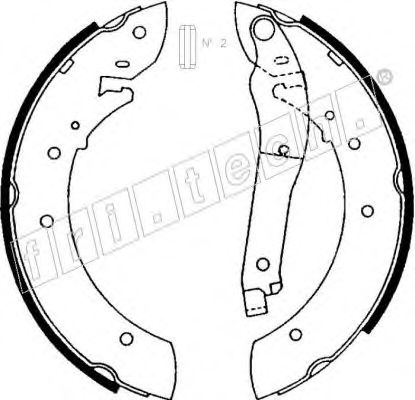 fri.tech. 1079.176 Тормозные колодоки 