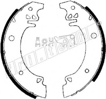 fri.tech. 1079.177K Тормозные колодоки 