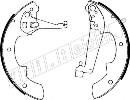 fri.tech. 1079.179 Тормозные колодоки для PEUGEOT 305 II (Пежо 305 2) fri.tech. 1079.179 Тормозные колодоки для PEUGEOT 305 II (Пежо 305 2)