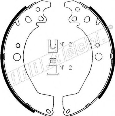 fri.tech. 1079.182 Тормозные колодоки 