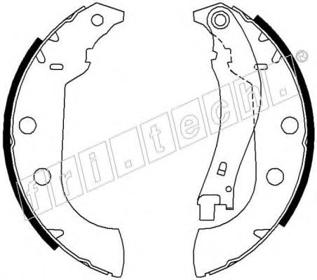fri.tech. 1079.190 Тормозные колодоки 