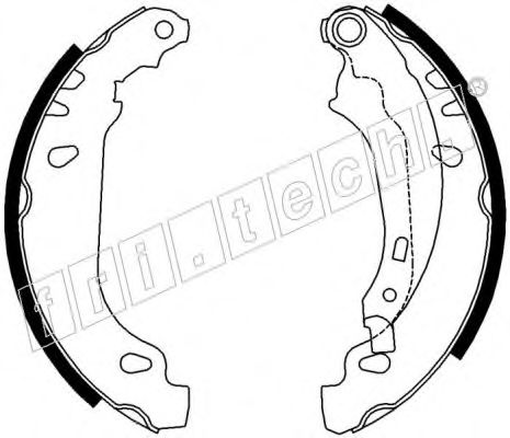 fri.tech. 1079.191 Тормозные колодоки 