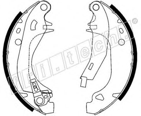 fri.tech. 1079.192Y Тормозные колодоки 