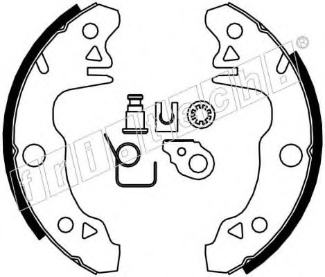 fri.tech. 1088.205K Тормозные колодоки 
