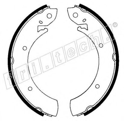 fri.tech. 1088.207 Тормозные колодоки 