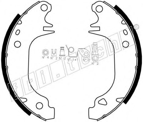 fri.tech. 1088.210K Тормозные колодоки для RENAULT (Рено) fri.tech. 1088.210K Тормозные колодоки для RENAULT (Рено)