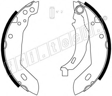 fri.tech. 1088.212 Тормозные колодоки 