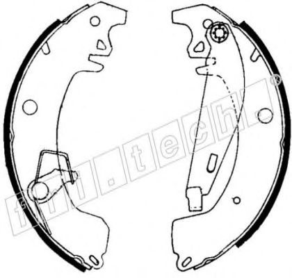 fri.tech. 1088.219 Тормозные колодоки 