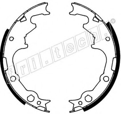 fri.tech. 1088.221 Тормозные колодоки 