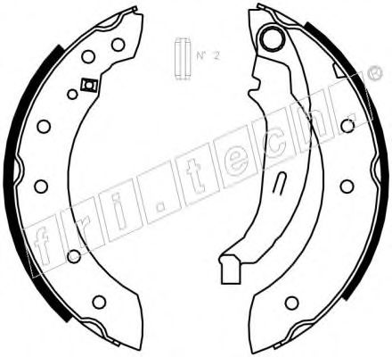 fri.tech. 1088.222 Тормозные колодоки для DACIA SANDERO (Дача Сандэро) fri.tech. 1088.222 Тормозные колодоки для DACIA SANDERO (Дача Сандэро)