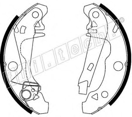 fri.tech. 1088.228Y Тормозные колодоки 