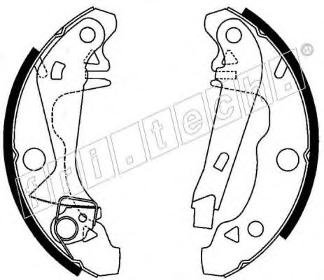 fri.tech. 1088.229Y Тормозные колодоки 