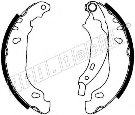 fri.tech. 1088.231 Тормозные колодоки 
