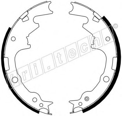 fri.tech. 1088.232 Тормозные колодоки 