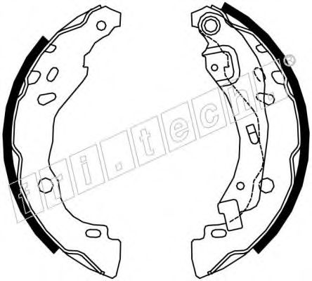 fri.tech. 1088.234 Тормозные колодоки для RENAULT KANGOO BE BOP (Рено Кангу боп) fri.tech. 1088.234 Тормозные колодоки для RENAULT KANGOO BE BOP (Рено Кангу боп)
