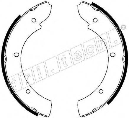 fri.tech. 1092.309 Тормозные колодоки 