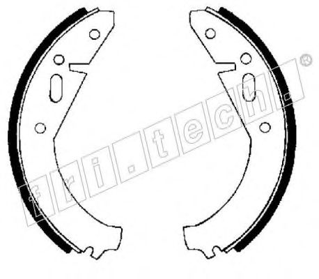 fri.tech. 1106.217 Тормозные колодоки 