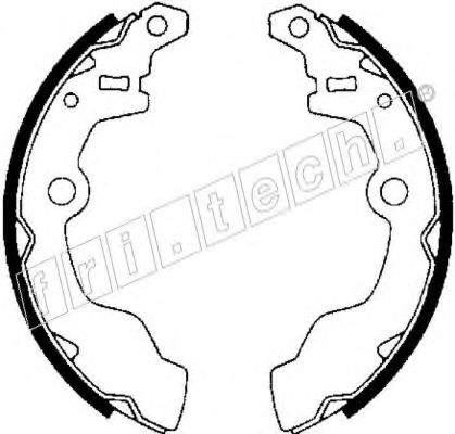fri.tech. 1110.327 Тормозные колодоки для SUBARU (Субару) fri.tech. 1110.327 Тормозные колодоки для SUBARU (Субару)