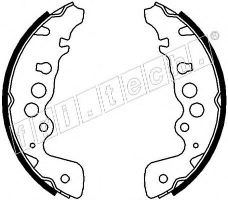 fri.tech. 1111.243 Тормозные колодоки 