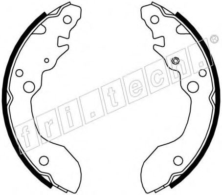 fri.tech. 1111.244 Тормозные колодоки 