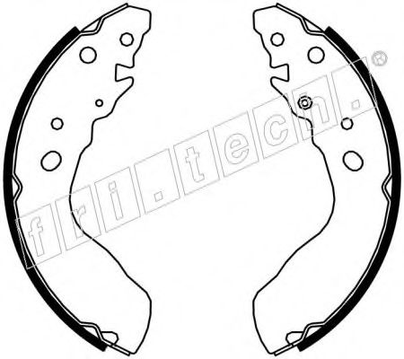 fri.tech. 1111.245 Тормозные колодоки 
