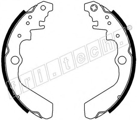 fri.tech. 1111.247 Тормозные колодоки 