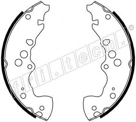 fri.tech. 1111.249 Тормозные колодоки 