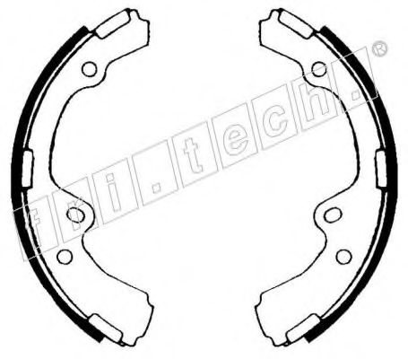 fri.tech. 1115.255 Тормозные колодоки 