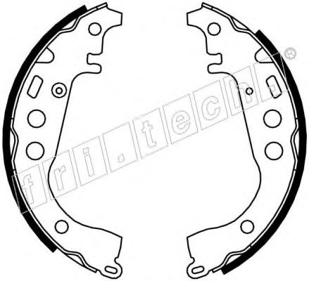 fri.tech. 1115.301 Тормозные колодоки 