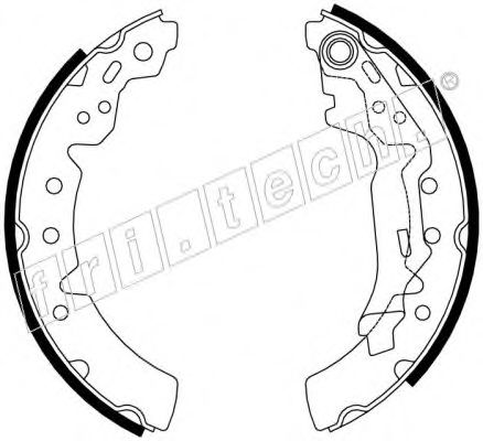fri.tech. 1115.302 Тормозные колодоки 