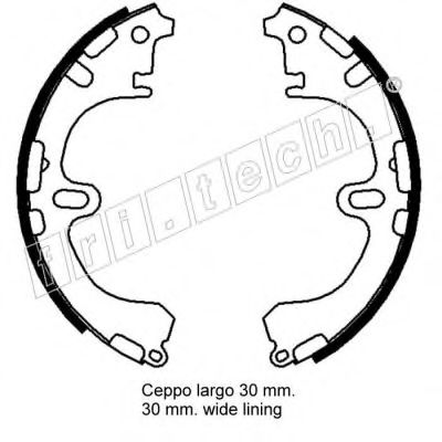 fri.tech. 1115.303 Тормозные колодоки 