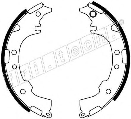 fri.tech. 1115.304 Тормозные колодоки 