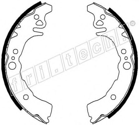 fri.tech. 1115.305 Тормозные колодоки 