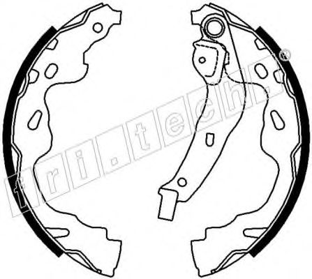 fri.tech. 1115.310 Тормозные колодоки 