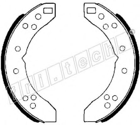 fri.tech. 1118.233 Тормозные колодоки 