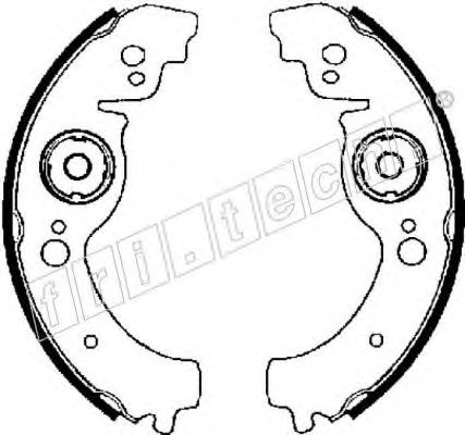 fri.tech. 1122.002 Тормозные колодоки 